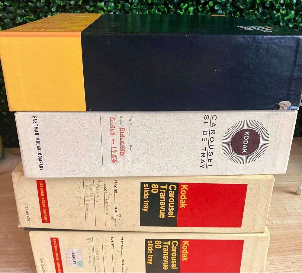 Vintage Kodak Carousel Slide Trays (4)